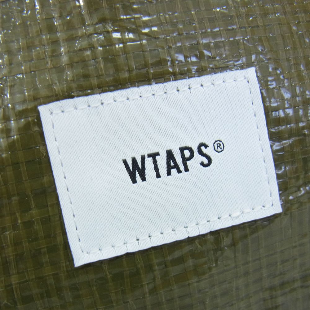 WTAPS ダブルタップス 19SS 191TQDT-AC03 MAG L BAG POLYETHYLENE ポリエチレン ビッグ ポーチ カーキ系【中古】