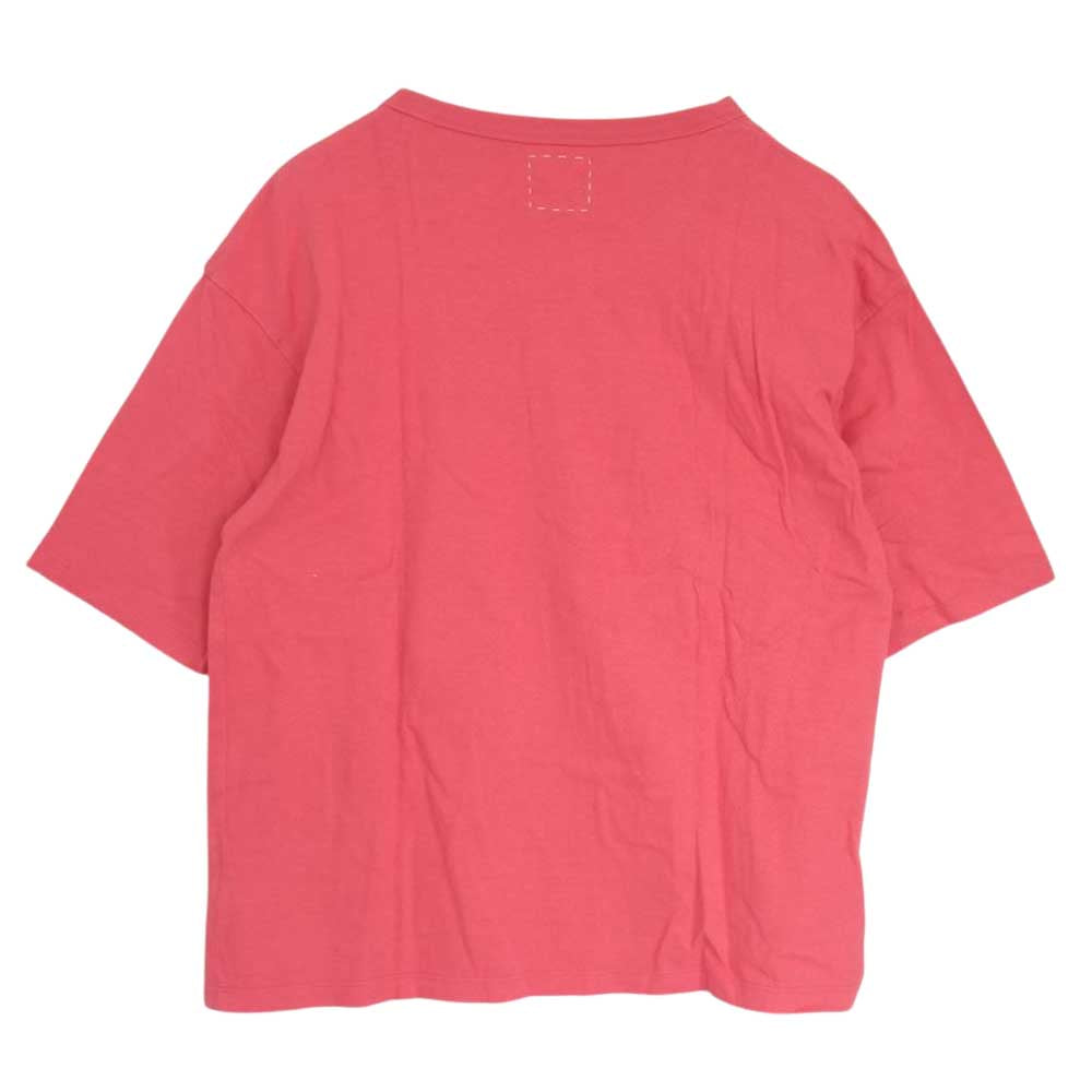 VISVIM ビズビム 17SS 117105010024 JUMBO VINTAGE TEE S/S  ジャンボ ビンテージ Tシャツ ピンク系 2【中古】