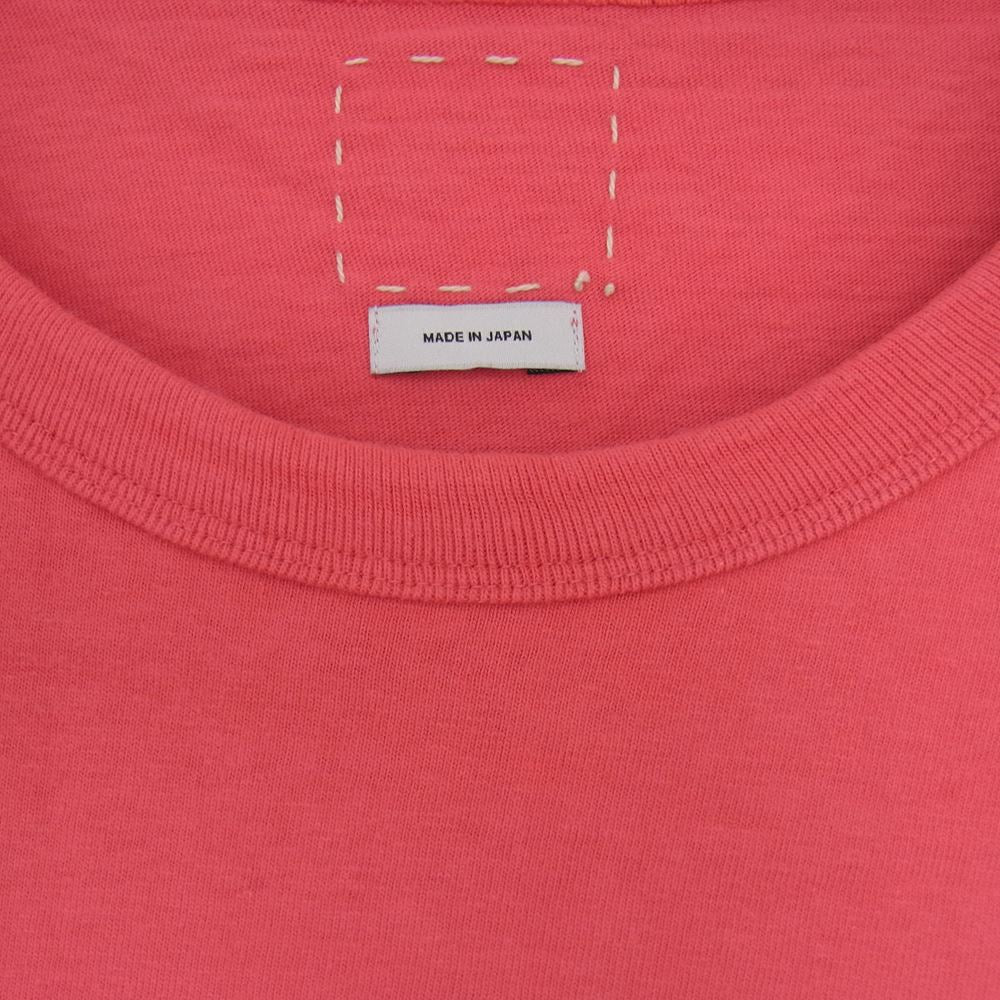 VISVIM ビズビム 17SS 117105010024 JUMBO VINTAGE TEE S/S  ジャンボ ビンテージ Tシャツ ピンク系 2【中古】