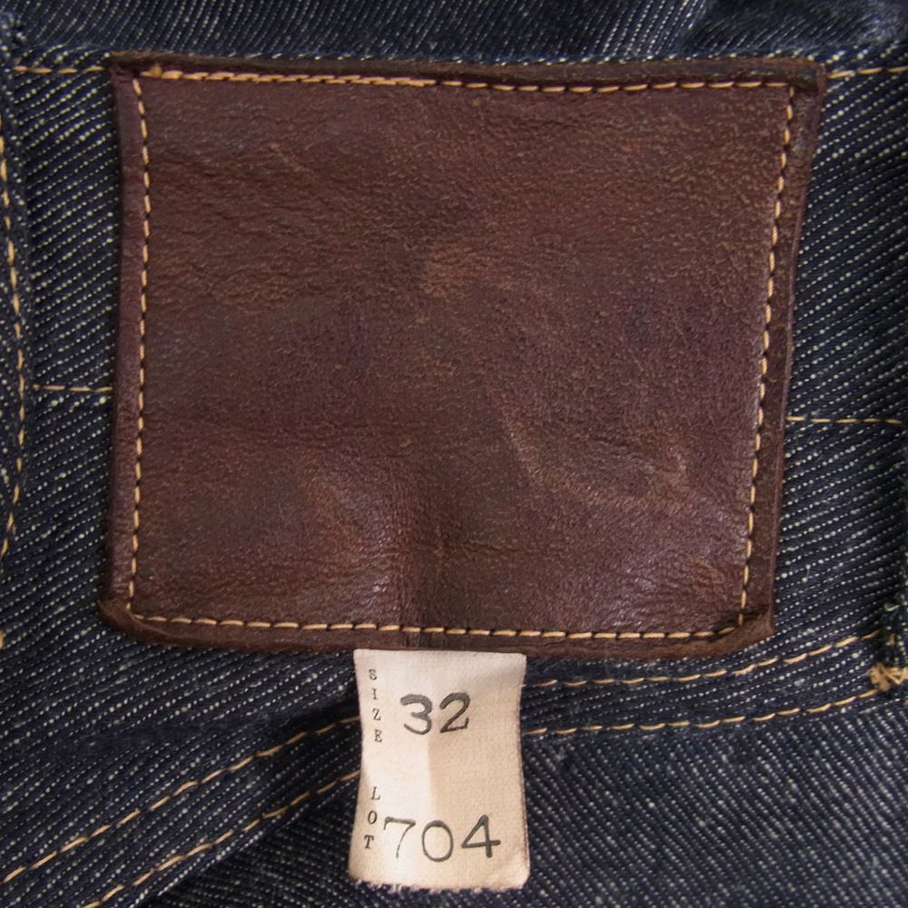 タイガ タカハシ LOT 704 DENIM TROUSERS C.1920'S デニム トラウザー パンツ インディゴブルー系 32【中古】
