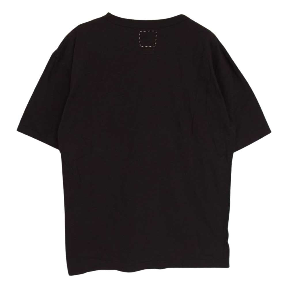 VISVIM ビズビム 19SS 0119105010027 JUMBO TEE S/S HAND NUMBERING ナンバリング ポケット ジャンボ Tシャツ ブラック系 2【中古】