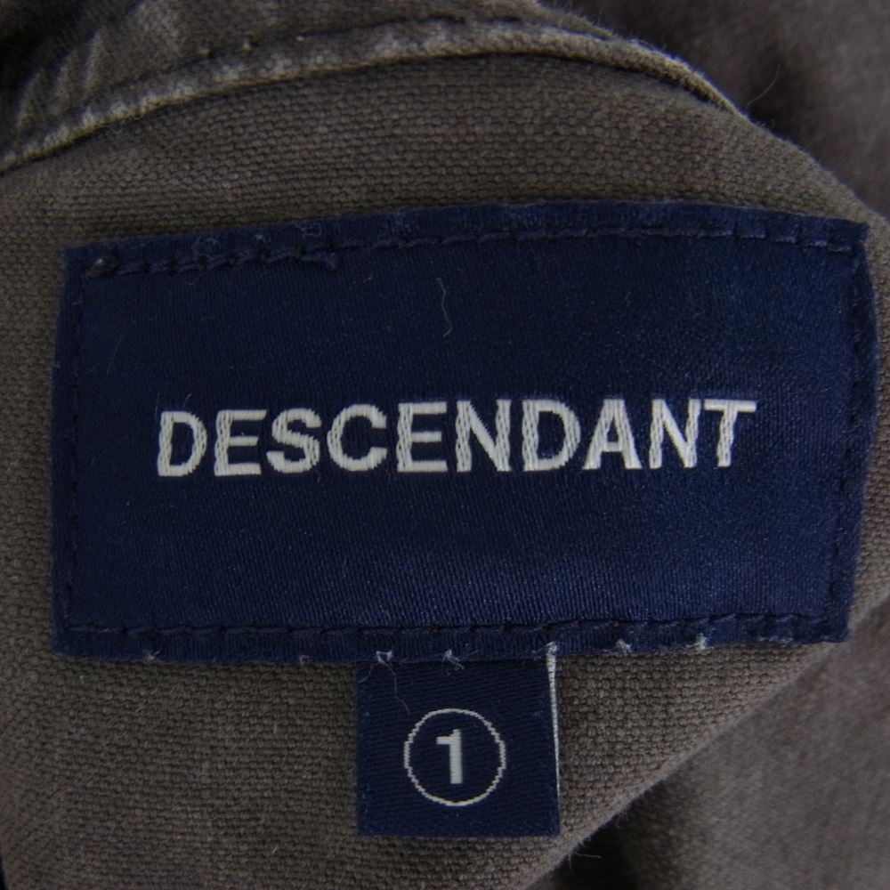 DESCENDANT ディセンダント 20SS CLIMBING DUCK TROUSERS クライミング パンツ グレー系 1【中古】