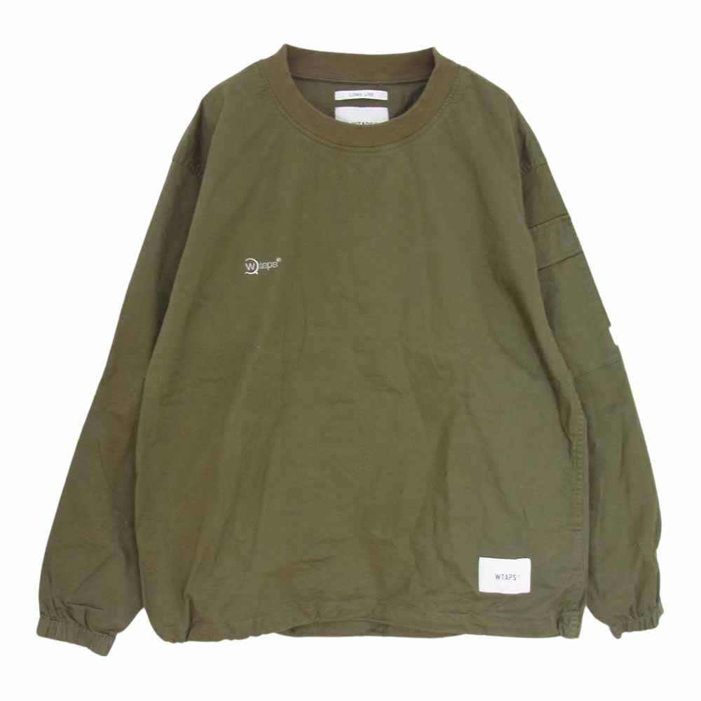 WTAPS ダブルタップス 21AW 212BRDT-SHM05 SMOCK LS COTTON TWILL  カーキ系 02【中古】