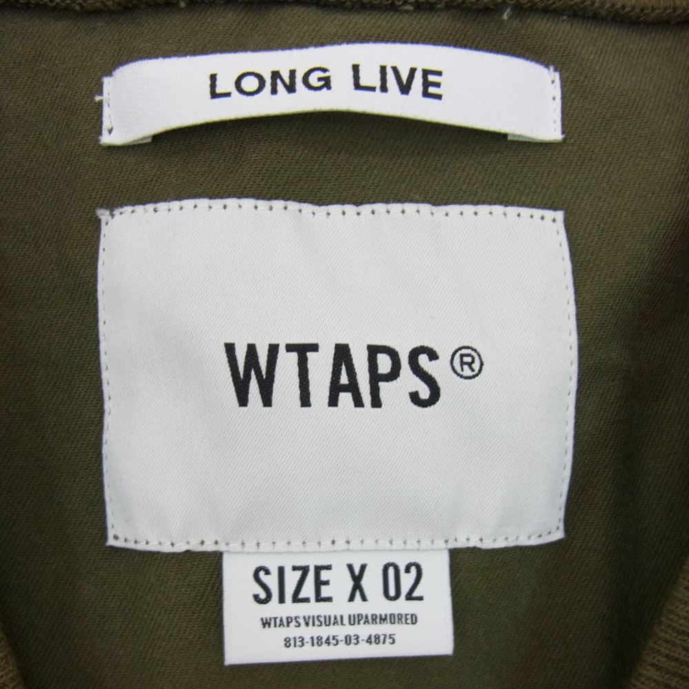 WTAPS ダブルタップス 21AW 212BRDT-SHM05 SMOCK LS COTTON TWILL  カーキ系 02【中古】