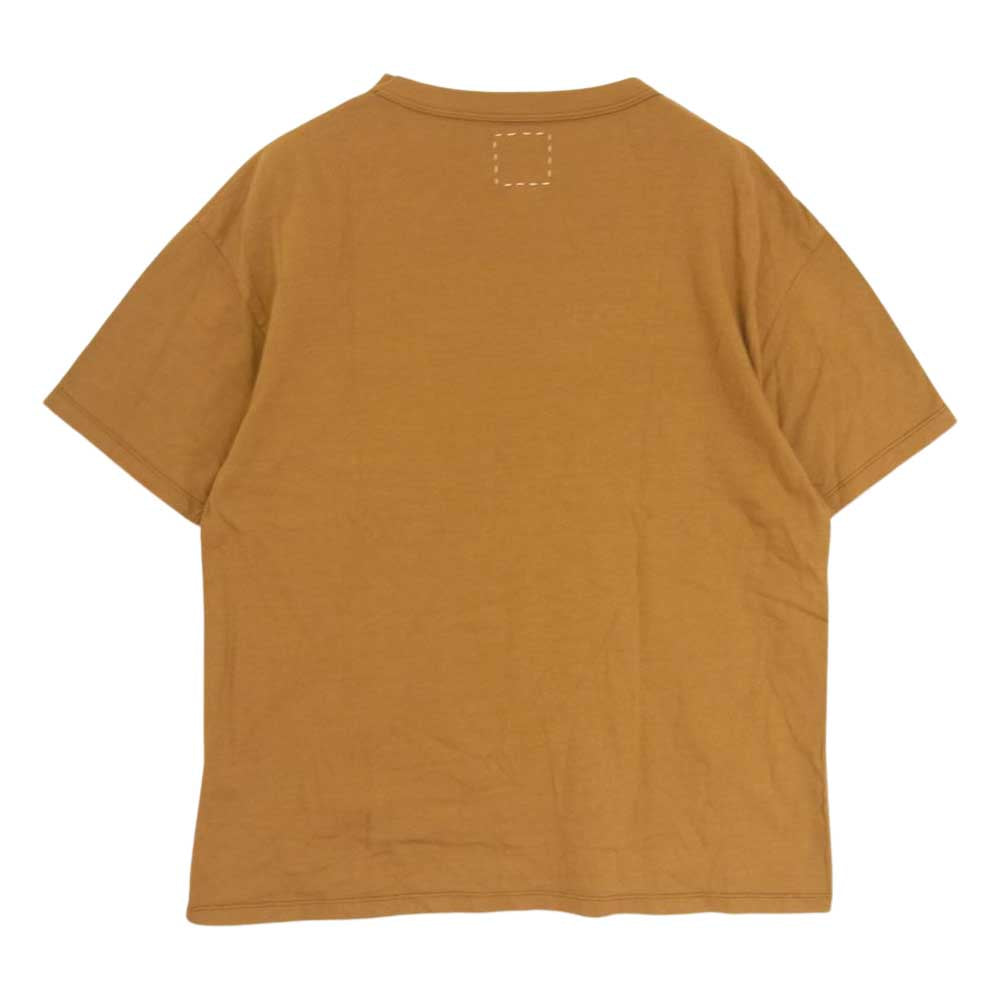 VISVIM ビズビム 18SS 118105010014 JUMBO TEE S/S VEGGIE DYE ジャンボ Tシャツ  胸ポケット KHAKI カーキ系 2【中古】