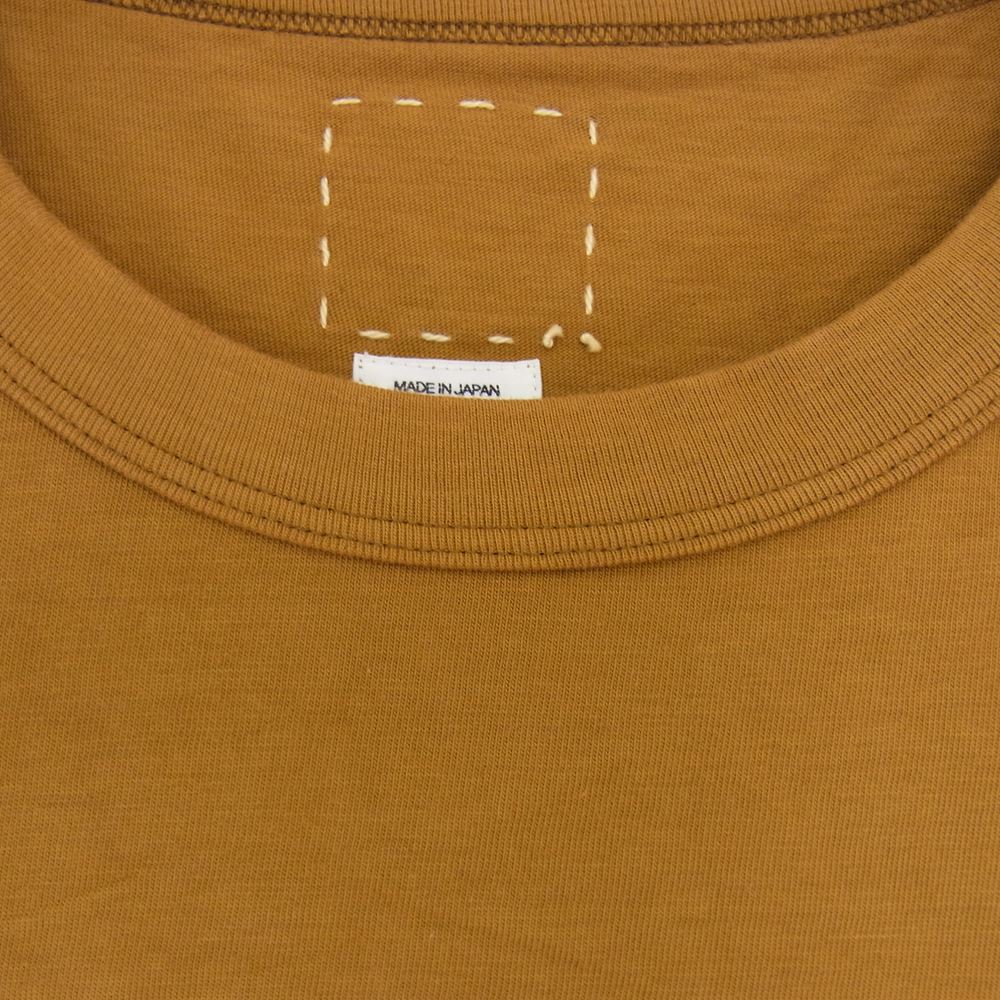VISVIM ビズビム 18SS 118105010014 JUMBO TEE S/S VEGGIE DYE ジャンボ Tシャツ  胸ポケット KHAKI カーキ系 2【中古】
