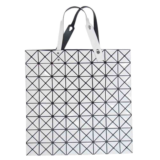 ISSEY MIYAKE イッセイミヤケ BAOBAO バオバオ BB61-AG071 ルーセント PVC トートバッグ ホワイト系【中古】