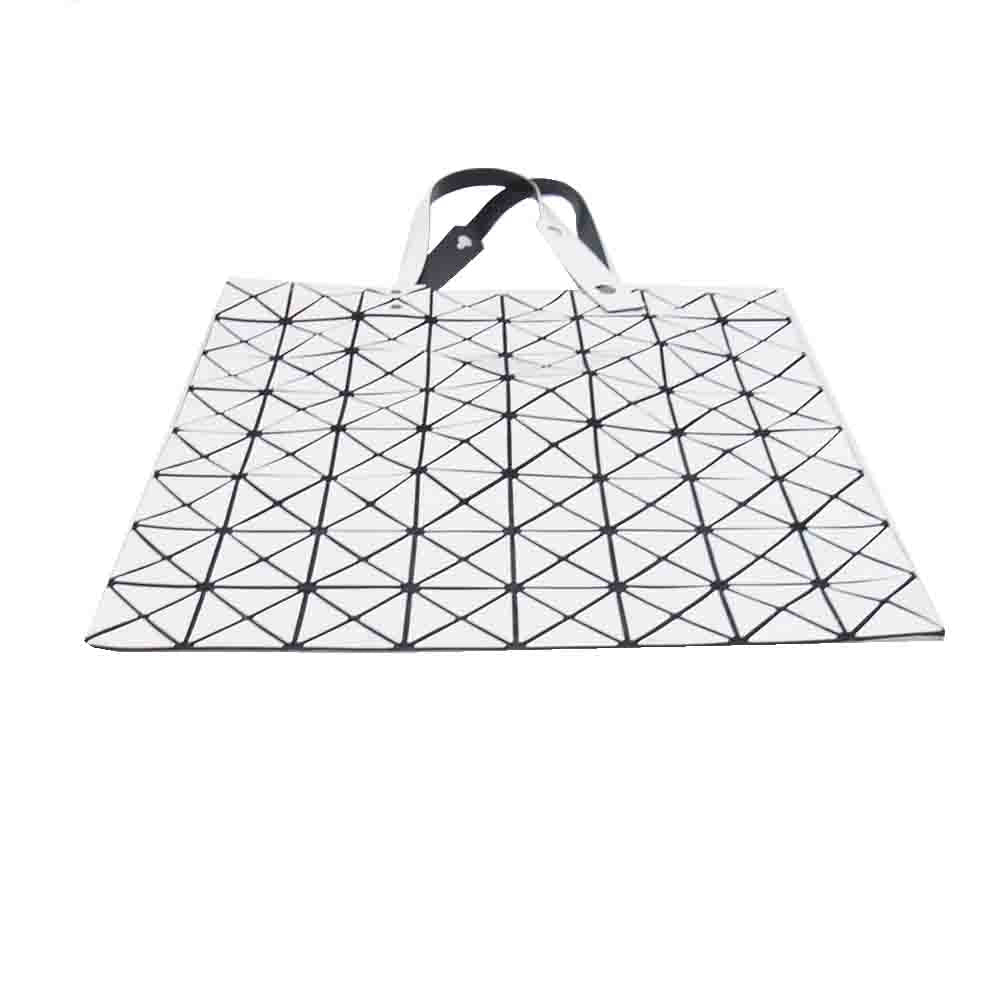 ISSEY MIYAKE イッセイミヤケ BAOBAO バオバオ BB61-AG071 ルーセント PVC トートバッグ ホワイト系【中古】
