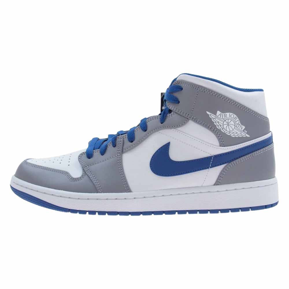 NIKE ナイキ DQ8426-014 Air Jordan 1 Mid エアジョーダン1 ミッド スニーカー True Blue トゥルーブルー グレー系 ブルー系 31cm【新古品】【未使用】【中古】