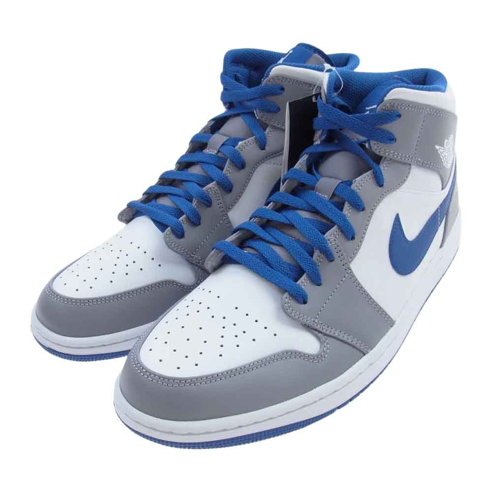 NIKE ナイキ DQ8426-014 Air Jordan 1 Mid エアジョーダン1 ミッド スニーカー True Blue トゥルーブルー グレー系 ブルー系 31cm【新古品】【未使用】【中古】