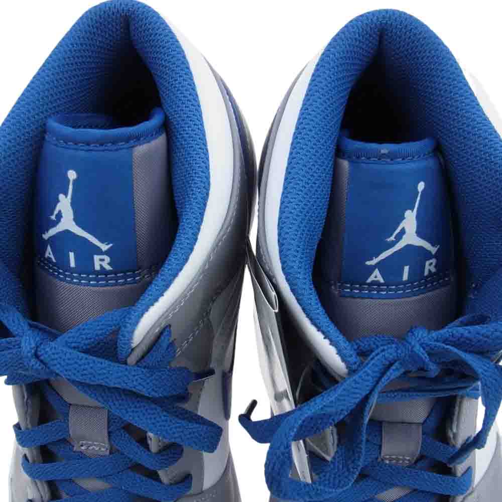 NIKE ナイキ DQ8426-014 Air Jordan 1 Mid エアジョーダン1 ミッド スニーカー True Blue トゥルーブルー グレー系 ブルー系 31cm【新古品】【未使用】【中古】