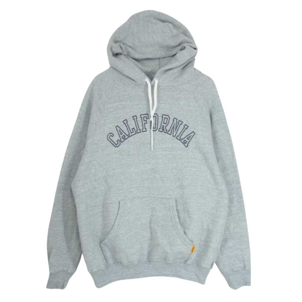 STANDARD CALIFORNIA スタンダードカリフォルニア SD 88/12 Hood Sweat フード ロゴ スウェット パーカー グレー系 S【極上美品】【中古】