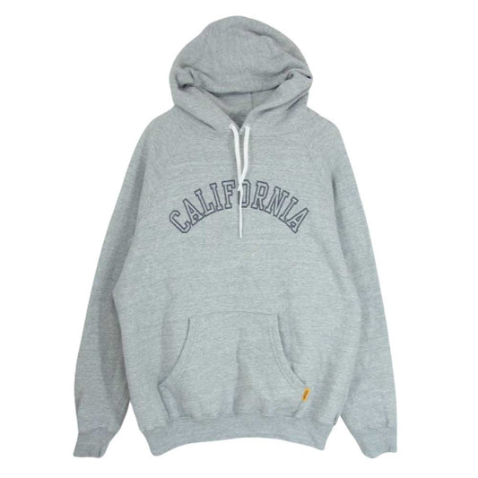 STANDARD CALIFORNIA スタンダードカリフォルニア SD 88/12 Hood Sweat フード ロゴ スウェット パーカー グレー系 S【極上美品】【中古】