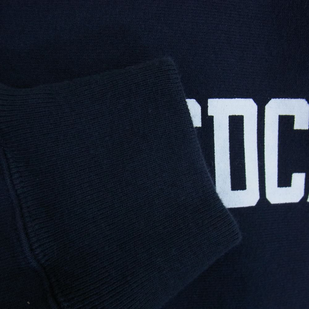 STANDARD CALIFORNIA スタンダードカリフォルニア R.W USDCA HOOD SWEAT フード ロゴ スウェット パーカー ネイビー系 M【極上美品】【中古】