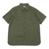 Buzz Rickson's バズリクソンズ BR38401 HERRING BONE TWILL MILITARY WORK SHIRT へリンボーン ミリタリー ワーク シャツ カーキ系 15～15.5【中古】