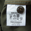 Buzz Rickson's バズリクソンズ BR38401 HERRING BONE TWILL MILITARY WORK SHIRT へリンボーン ミリタリー ワーク シャツ カーキ系 15～15.5【中古】