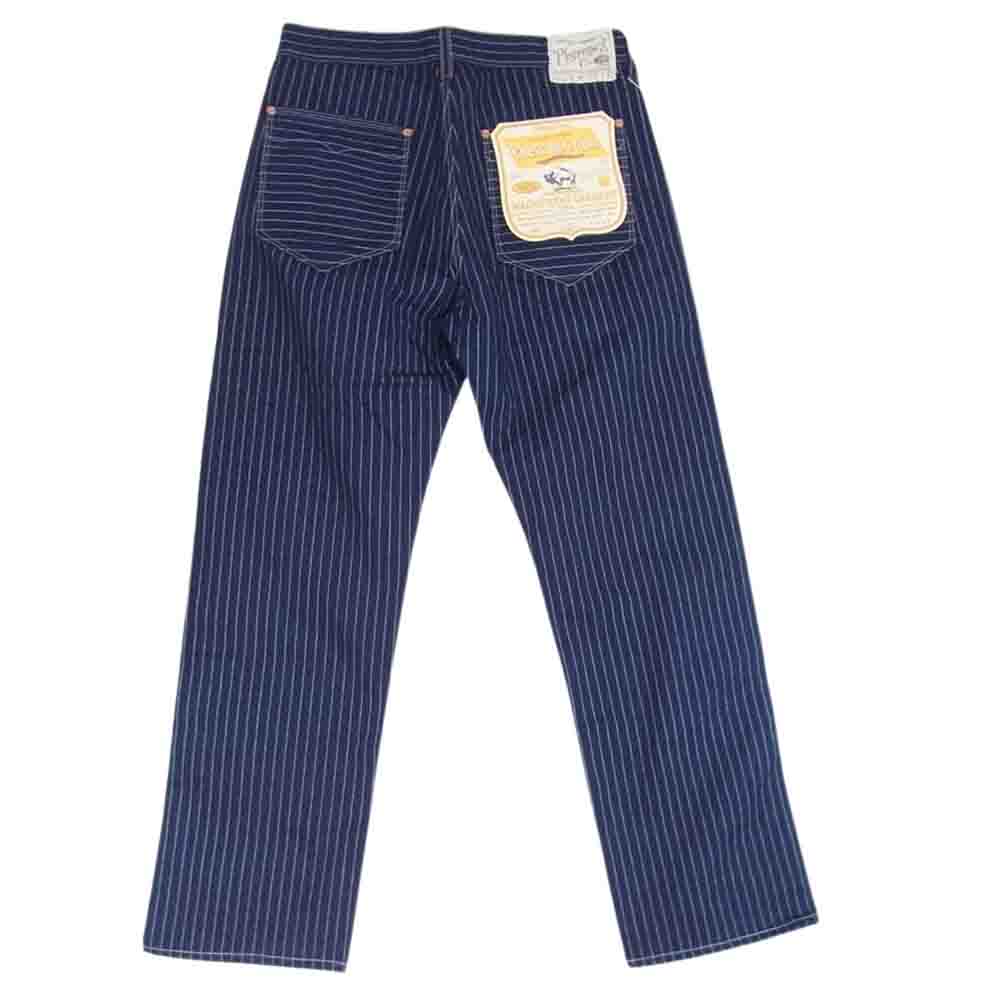 Pherrow's フェローズ WABASH DUCK WORK PANTS ウォバッシュ ダック インディゴ ワーク パンツ ネイビー系 30【極上美品】【中古】