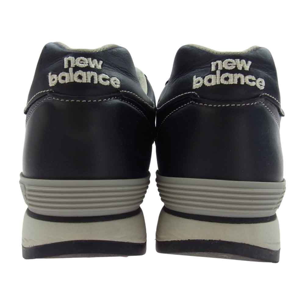NEW BALANCE ニューバランス M670KKG イングランド製 レザー ローカット スニーカー ブラック系 8D【中古】