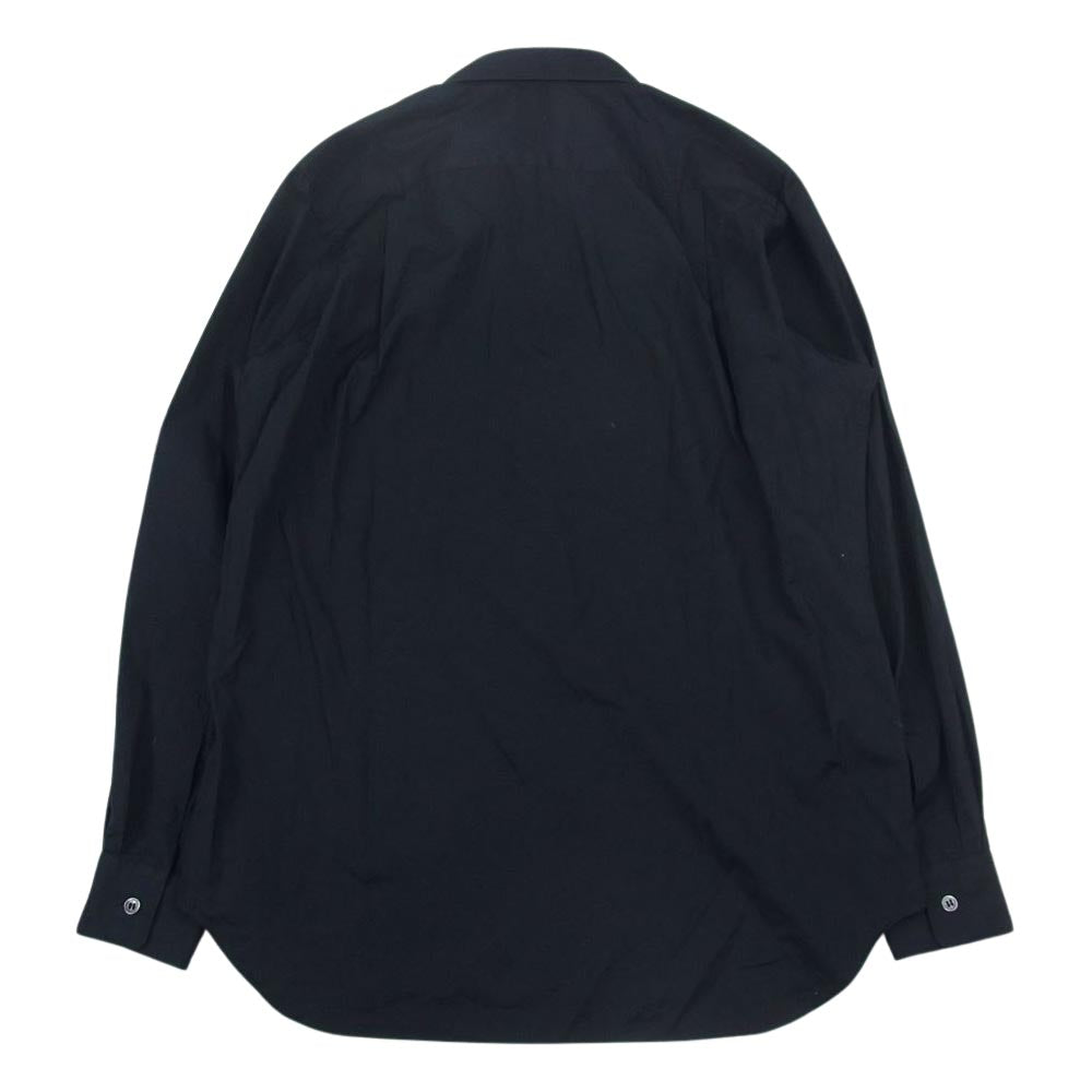 PLAY COMME des GARCONS プレイコムデギャルソン AD2019/6 AZ-B004 ハートロゴワッペン 長袖 シャツ ブラック ブラック系 S【中古】