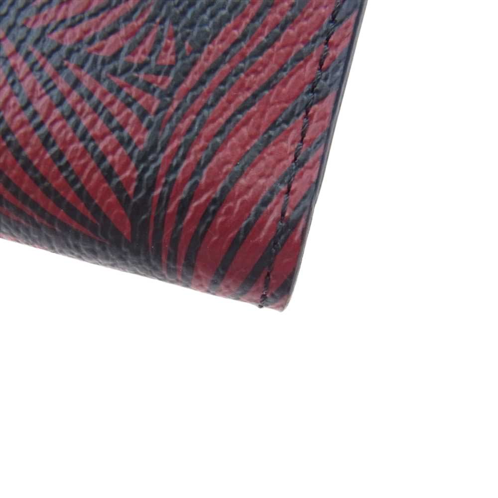 LOUIS VUITTON ルイ・ヴィトン N41680 クリストファーネメス ダミエ グラフィット オーガナイザー ドゥ ポッシュ カードケース ブラック系 レッド系【美品】【中古】