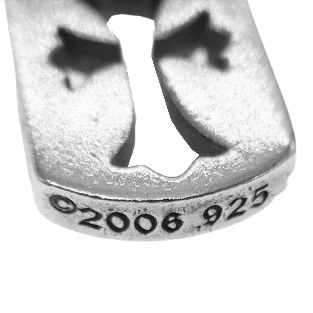 CHROME HEARTS クロムハーツ（原本無） タイニー カットアウト クロス ドッグタグ シルバー系【中古】