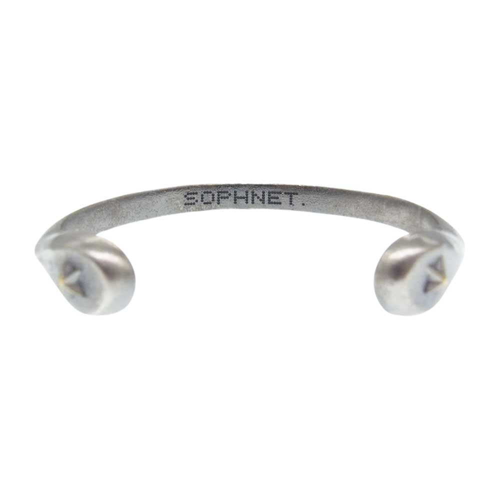 SOPHNET. ソフネット スターエンド バングル シルバー系【中古】