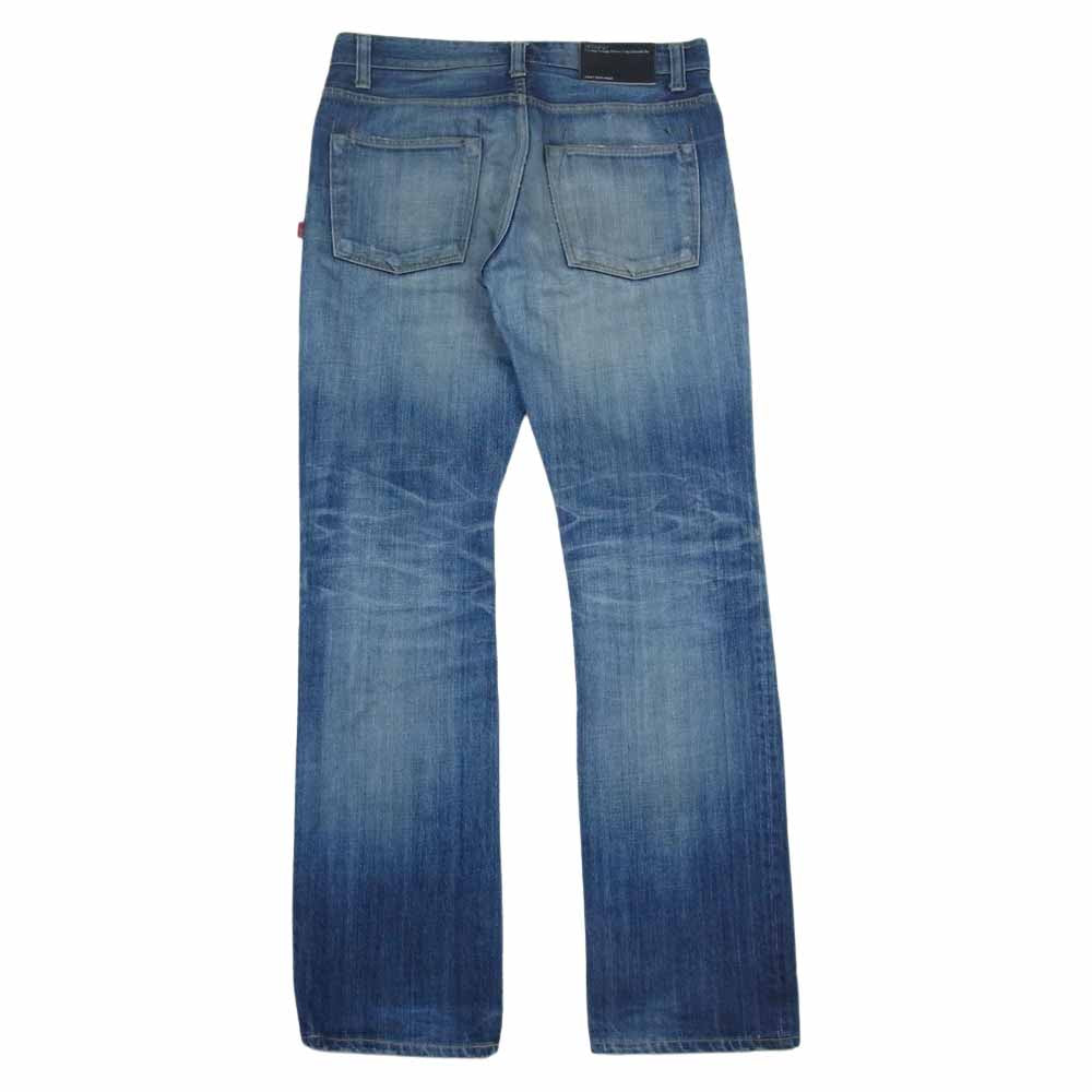 WTAPS ダブルタップス ジップフライ ストレート デニムパンツ インディゴブルー系 S【中古】