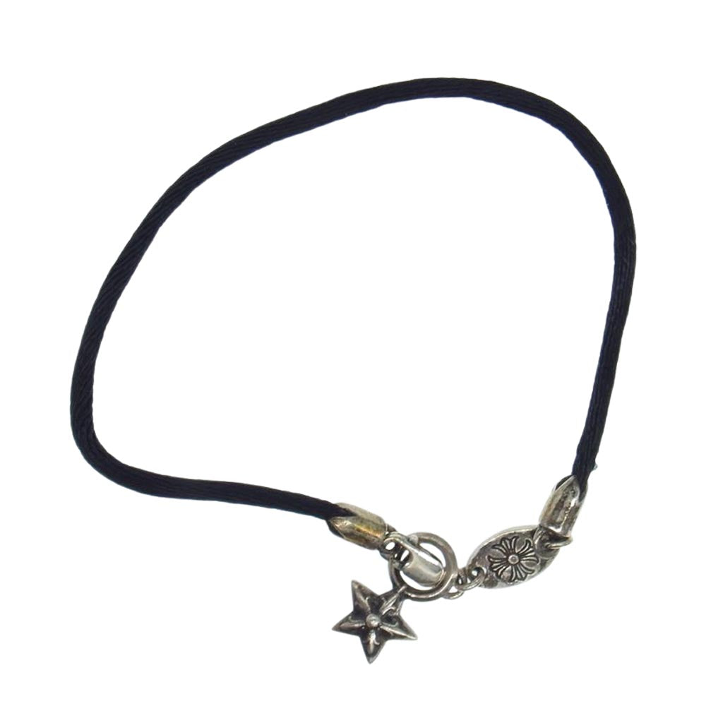 CHROME HEARTS クロムハーツ（原本無） KZ ケーゼット スタースタック シルク ブレスレット シルバー系【中古】