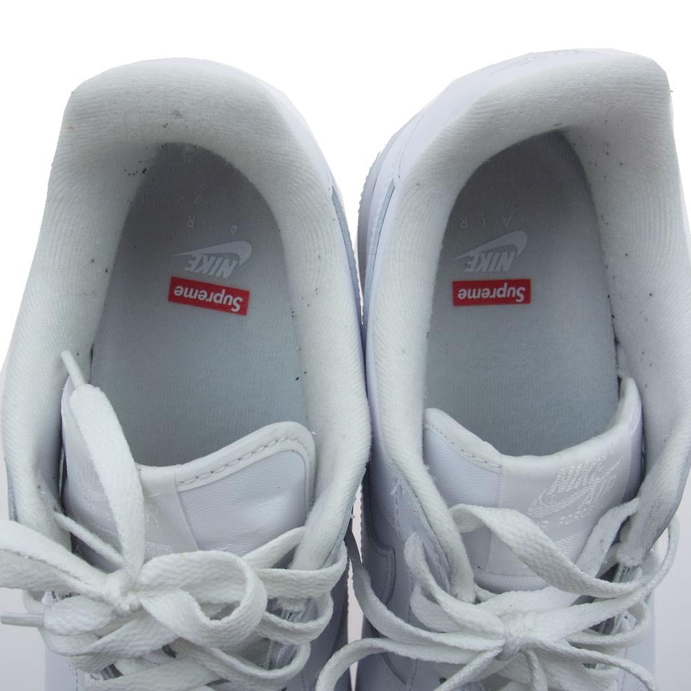Supreme シュプリーム NIKE ナイキ CU9225-100 AIR FORCE 1 AF1 LOW エアフォースワン ロー スニーカー ホワイト系 28.5cm【中古】