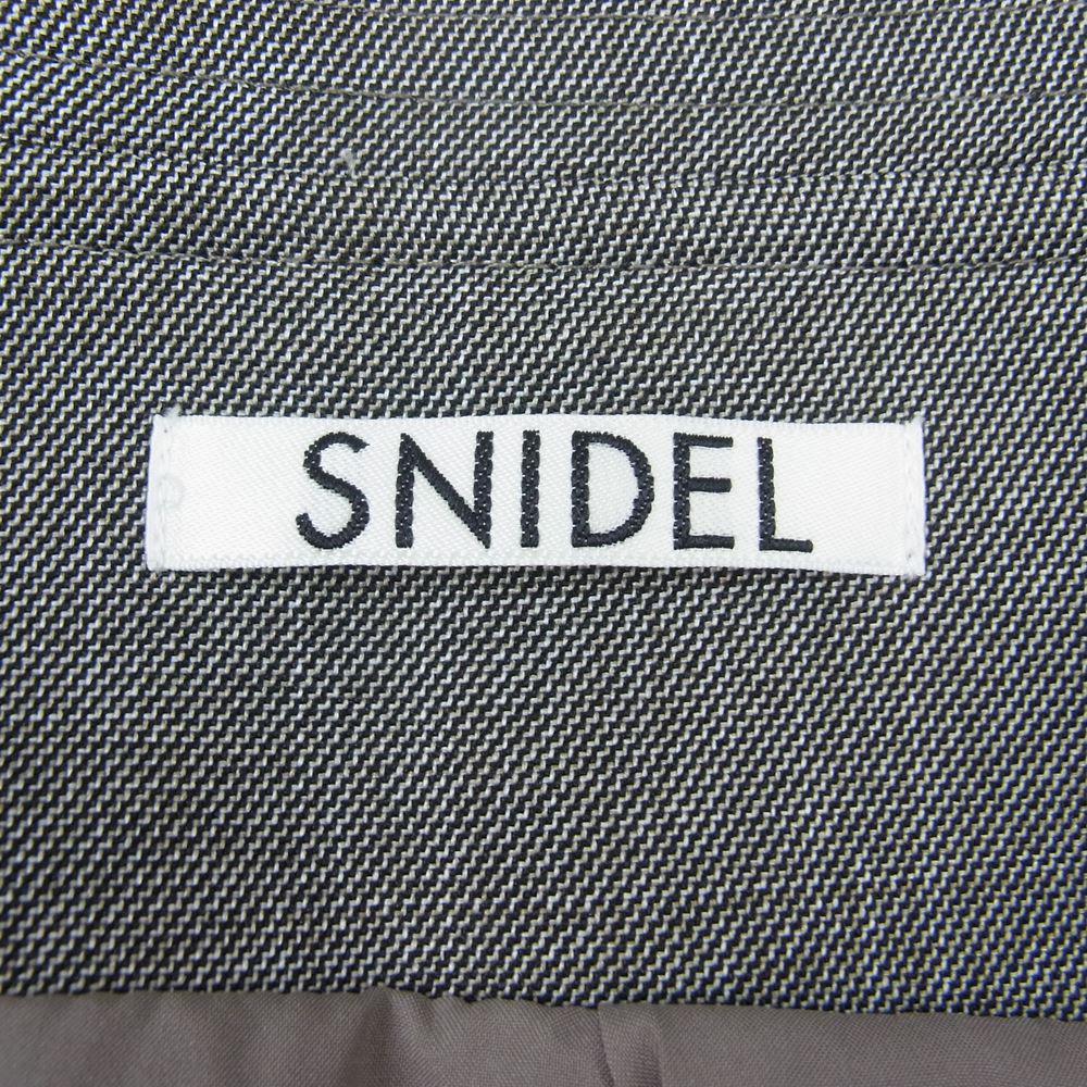 snidel スナイデル SWFO215034 ビッグカラー トレンチ ジャンスカ ノースリーブ ワンピース ブラウン系 1【美品】【中古】