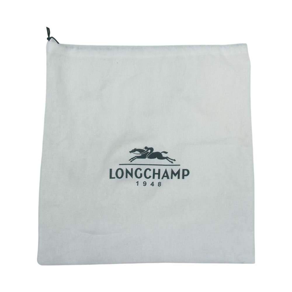 ロンシャン 572522 CDS レザー ショルダー ハンドバッグ ライトブラウン系【中古】