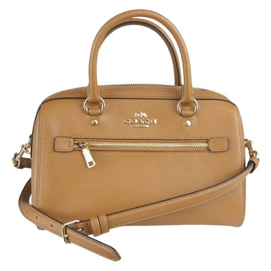 COACH コーチ F79946 2WAY ショルダー ハンドバッグ ライトブラウン系【中古】