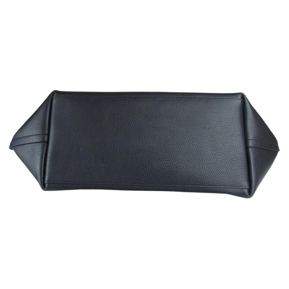 COACH コーチ レザー トートバッグ ブラック系【中古】