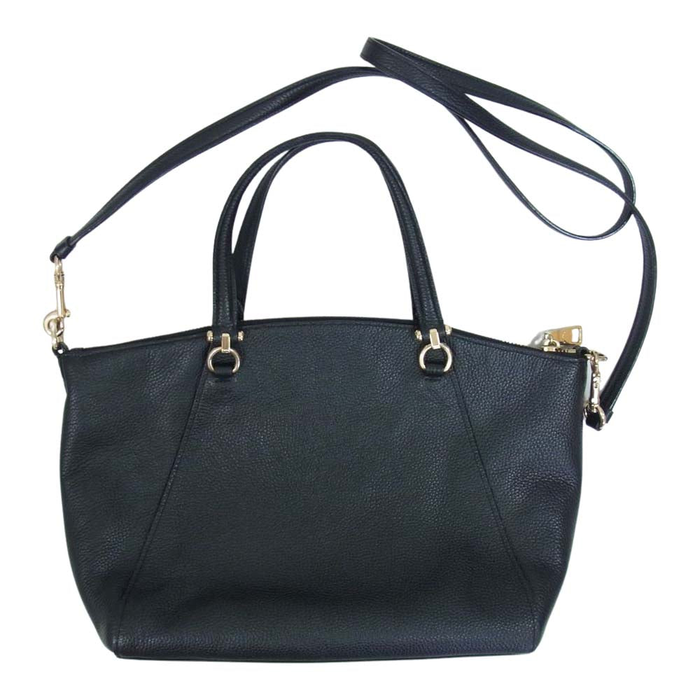 COACH コーチ 58874 PRAIRIE SATCHEL プレーリー サッチェル 2WAY ショルダー ハンドバッグ ブラック系【中古】
