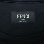 FENDI フェンディ FY0895 A4PX Sequins Logo Tee スィークウィンド スパンコール ロゴ 半袖 Tシャツ ブラック系 M【中古】