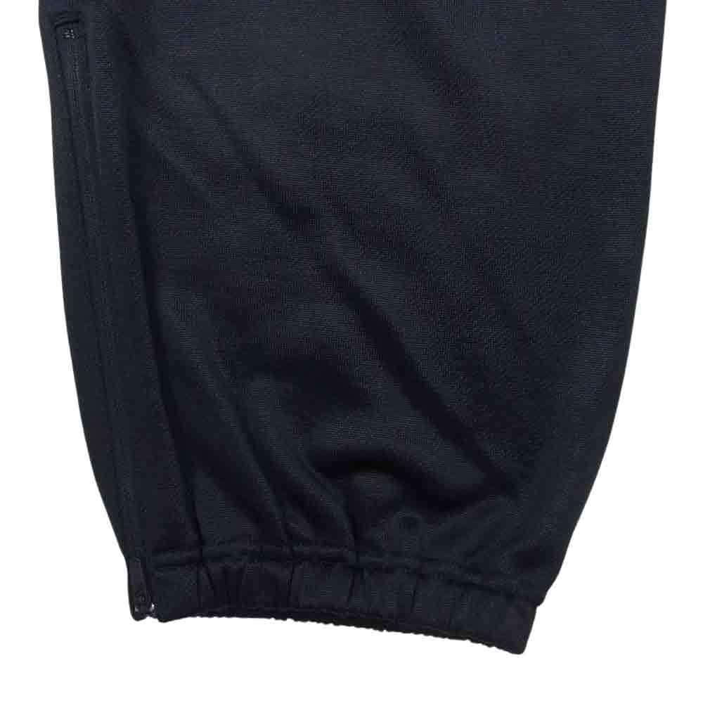 Needles ニードルス 23SS MR308 ZIPPED SWEAT PANT C/PE BRIGHT JERSEY サイド 裾ジップ スウェット トラックパンツ ブラック系 L【新古品】【未使用】【中古】