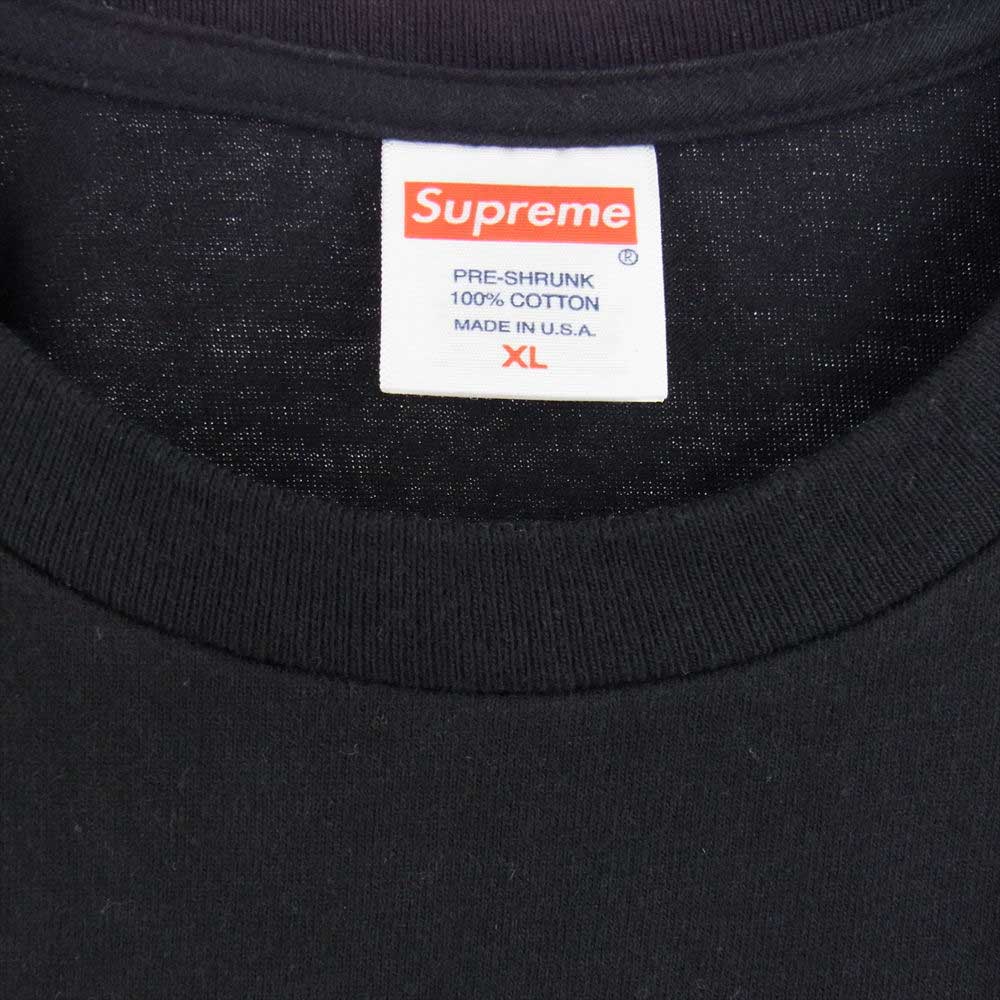 Supreme シュプリーム 22AW Duck Down Music Dah Shinin Tee ダック ダウン プリント Tシャツ ブラック ブラック系 XL【極上美品】【中古】
