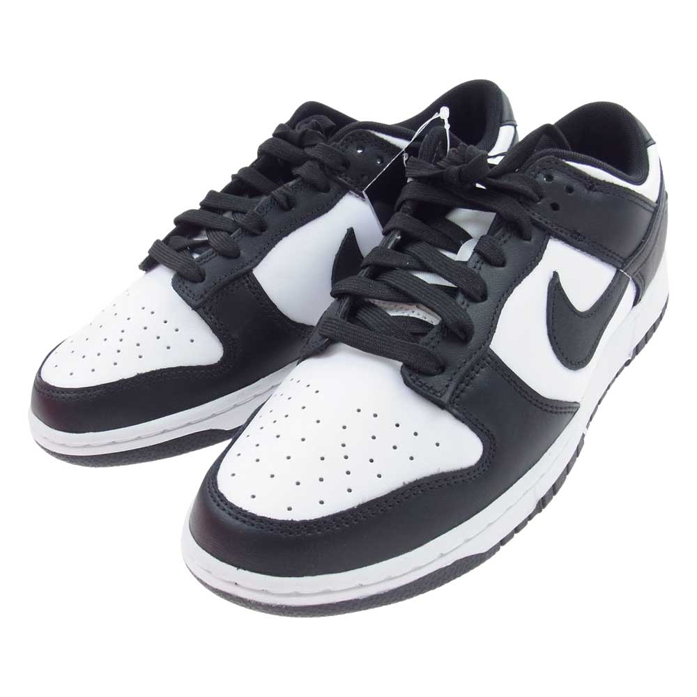 NIKE ナイキ DD1391-100 DUNK LOW RETRO PANDA ダンク ロー レトロ パンダ ホワイト ブラック スニーカー ブラック系 ホワイト系 27.5cm【新古品】【未使用】【中古】