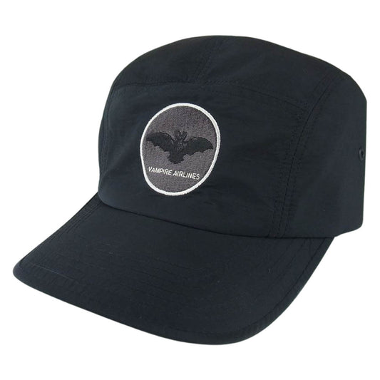 UNDERCOVER アンダーカバー 20SS UCY4H05-1 Pe Jet CAP VAMPIRE AIRLINES ヴァンパイア コウモリ サークル刺繍 ジェット キャップ ブラック系 F【中古】