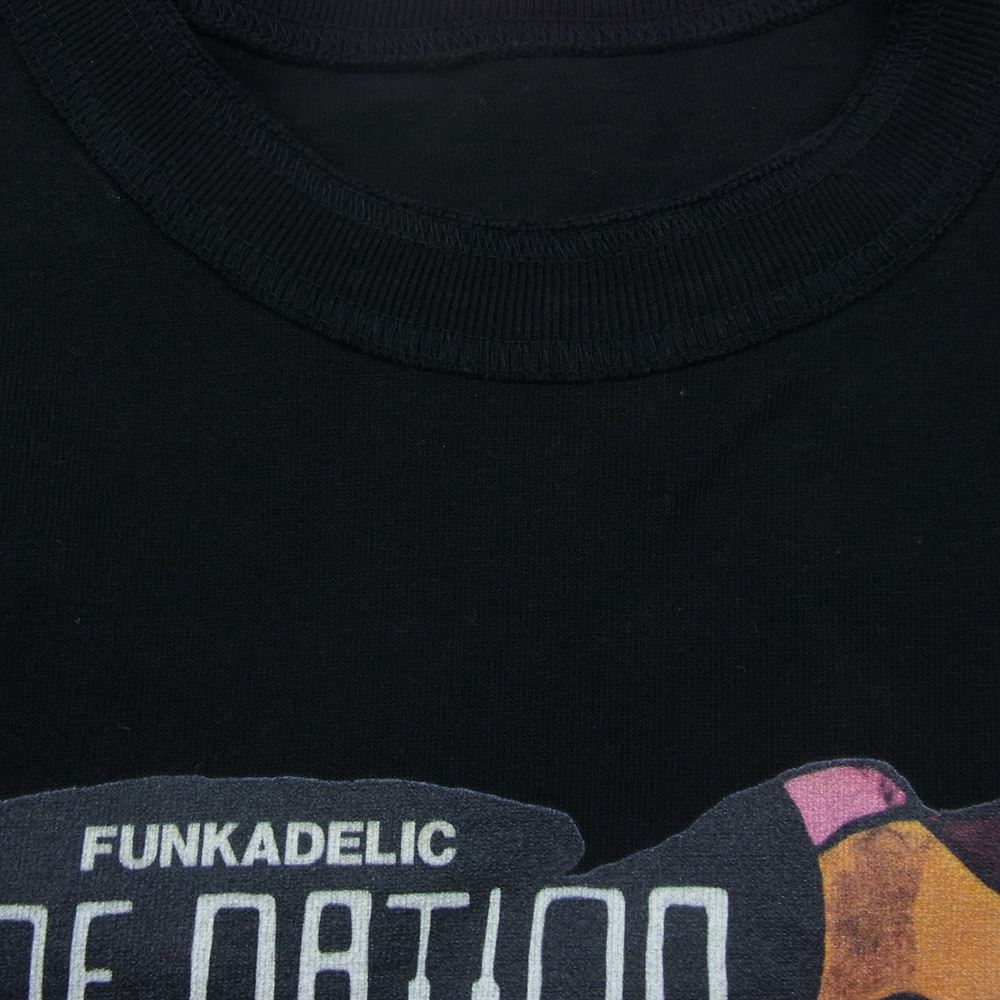 Sacai サカイ 20SS 20-0104S FUNKADELIC ファンカデリック クルーネック フロントプリント 半袖 Tシャツ ブラック系 3【中古】