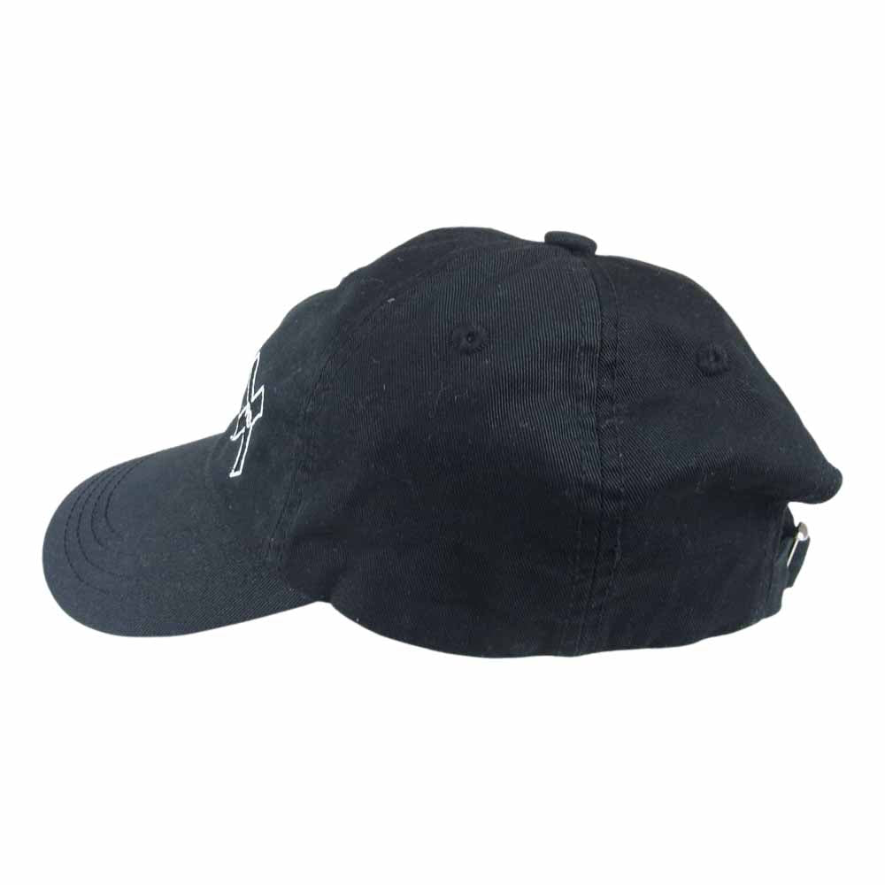 RAF SIMONS ラフシモンズ 19AW THE XX RSロゴ刺繍 ベースボール キャップ 帽子 ブラック系【中古】