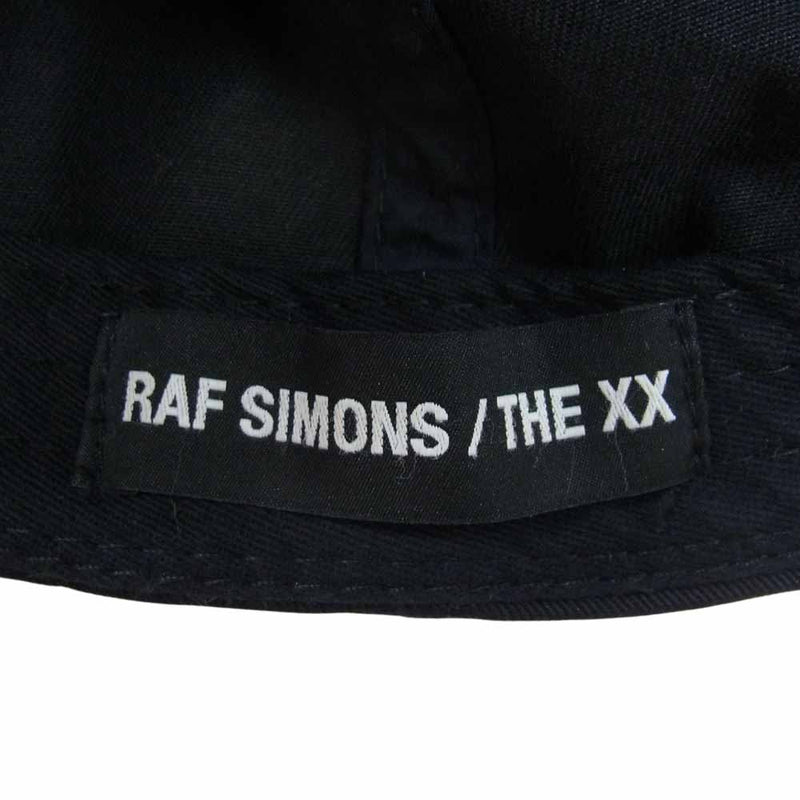 RAF SIMONS ラフシモンズ 19AW THE XX RSロゴ刺繍 ベースボール キャップ 帽子 ブラック系【中古】