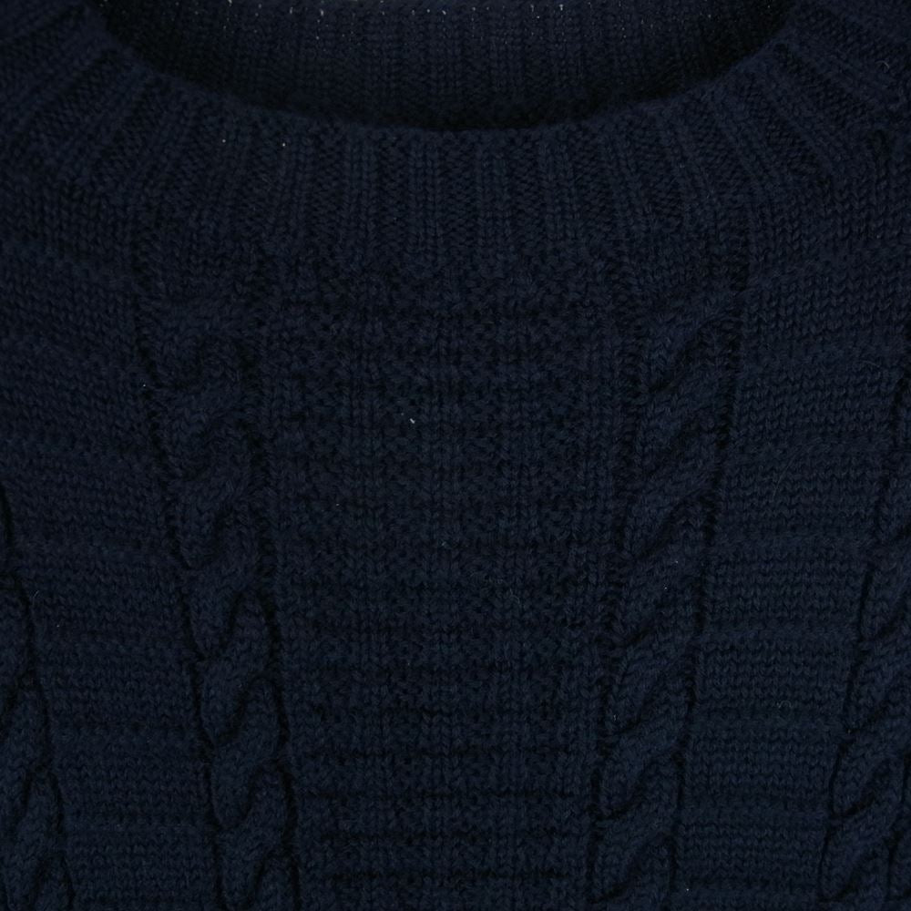 MAISON MARGIELA メゾンマルジェラ 22SS S30GP0336 白タグ 四つタグ クルーネック ウール ニット セーター ダークネイビー系 S【中古】