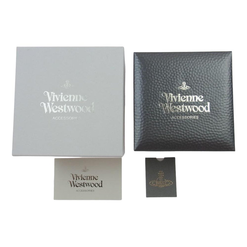 Vivienne Westwood ヴィヴィアンウエストウッド 2連 レザー コイン リストウォッチ 腕時計 ブラック系 シルバー系【中古】