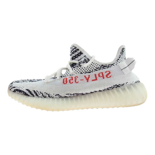 adidas アディダス CP9654 YEEZY BOOST 350 V2 Zebra イージーブースト ゼブラ スニーカー ホワイト系 ブラック系 25.5cm【中古】