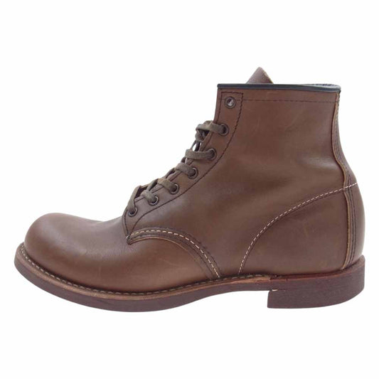 RED WING レッドウィング BLACK SMITH ブラックスミス ラウンドトゥ レースアップ ブーツ ブラウン系 26.5cm【中古】