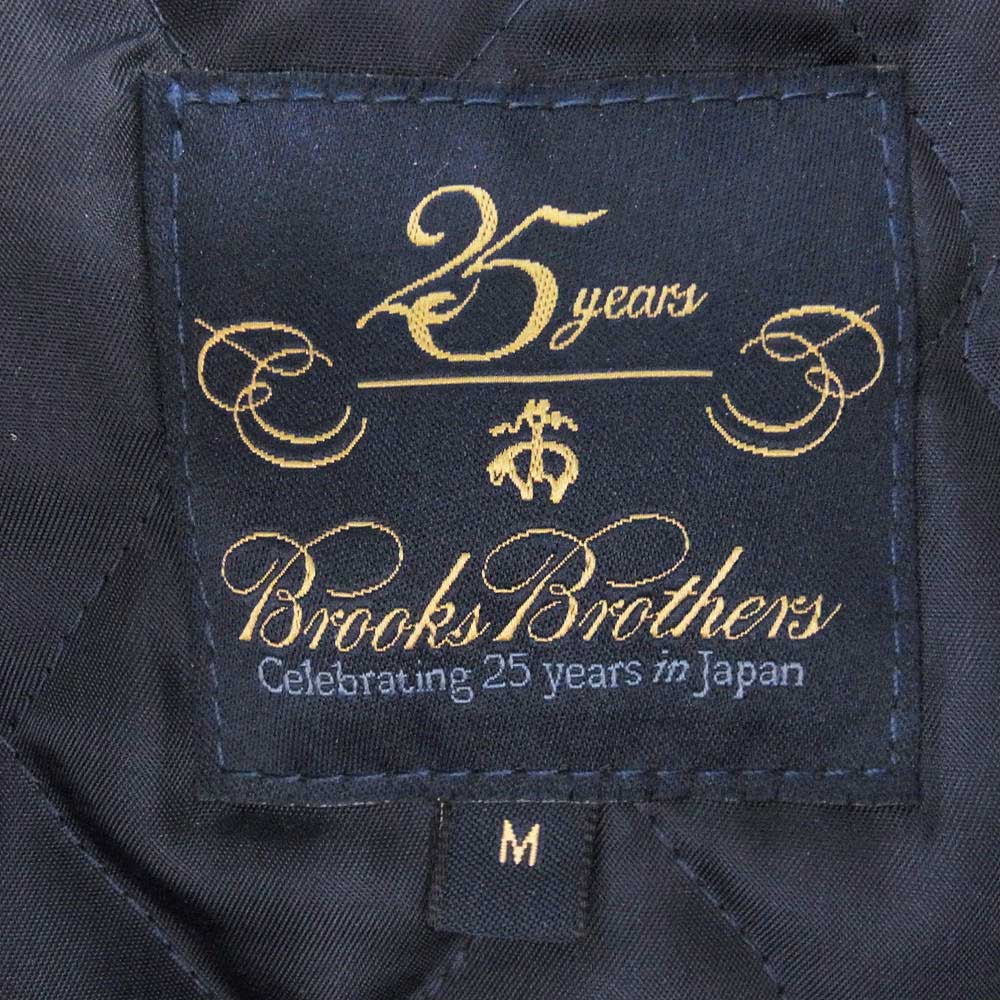 Brooks Brothers ブルックスブラザーズ 袖 レザー 刺繍 ロゴ スタジャン ライトブラウン系 ボルドー系【中古】