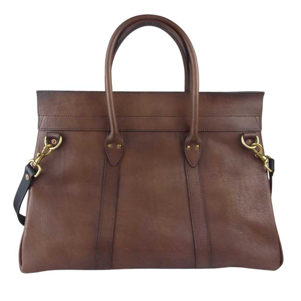 ヴァスコ VS-270L コガシ加工 LEATHER SADDLE TOTE BAG レザー サドル トート バック ブラウン系【中古】