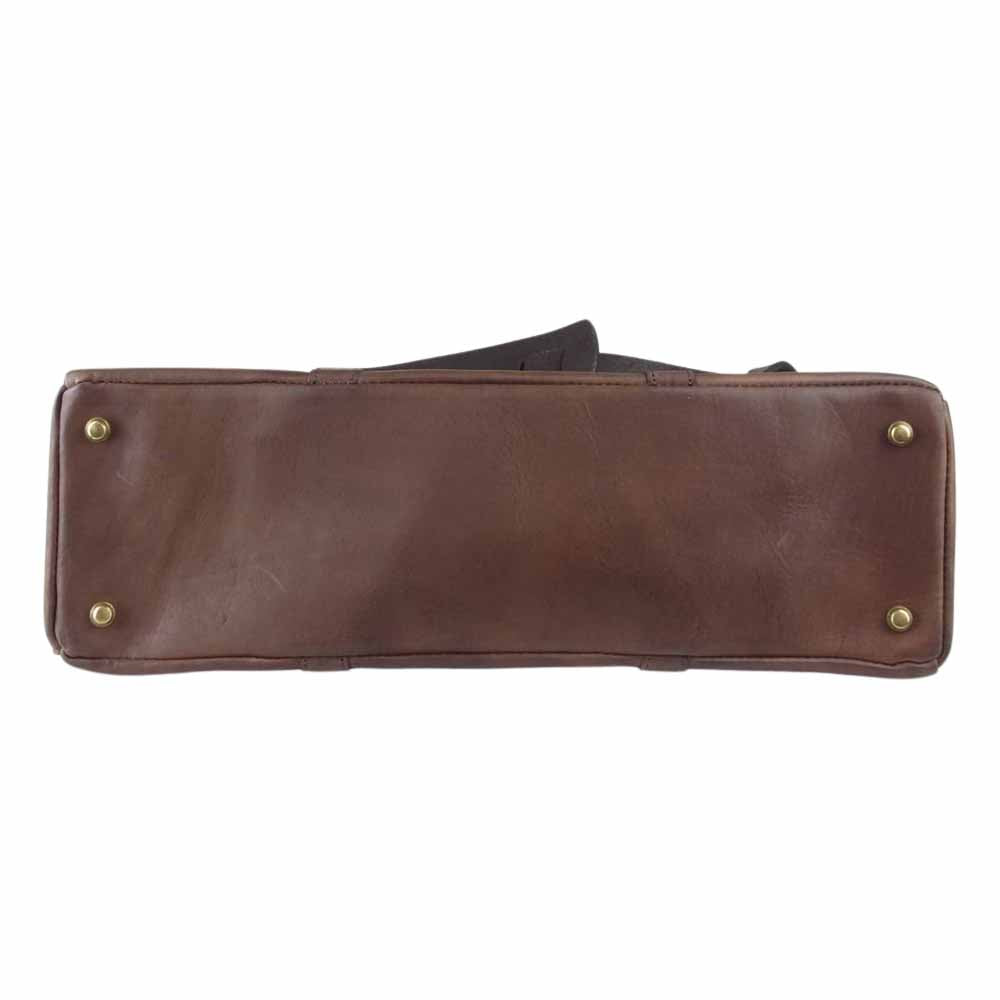 ヴァスコ VS-270L コガシ加工 LEATHER SADDLE TOTE BAG レザー サドル トート バック ブラウン系【中古】