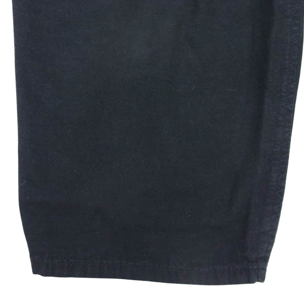 COMOLI コモリ 20SS R01-03008 ベタシャン ドローストリング テーパード スラックス イージー パンツ ブラック系 2【中古】